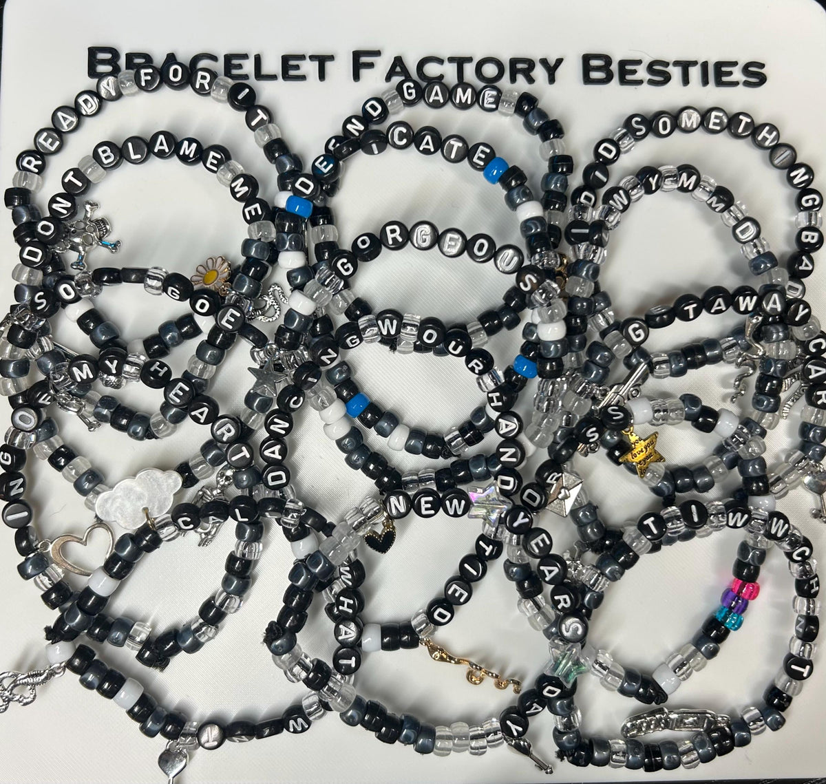 Taylor Swift - Reputation album inspired friendship bracelets