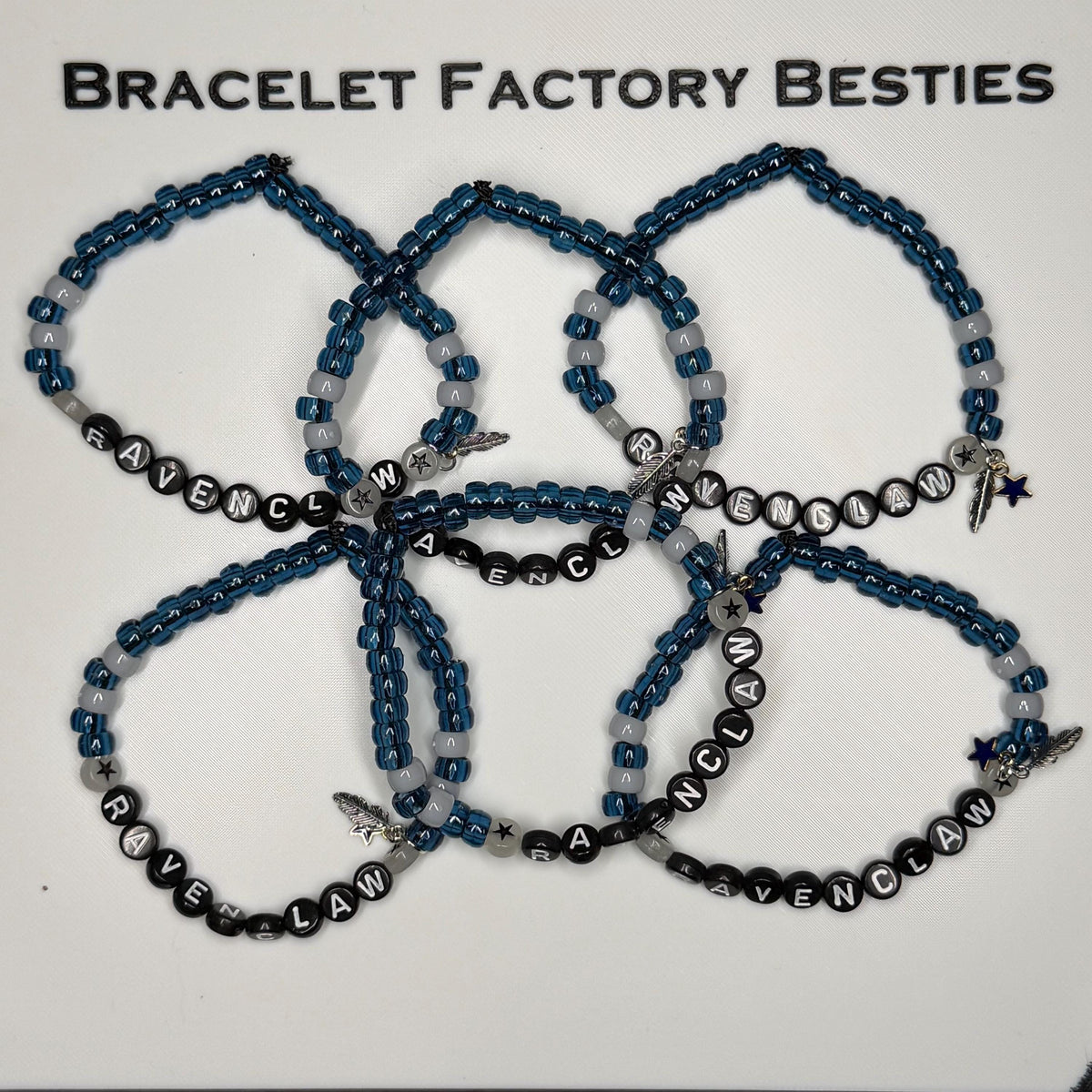 Harry potter Themed - Hogwarts House inspired friendship bracelets!