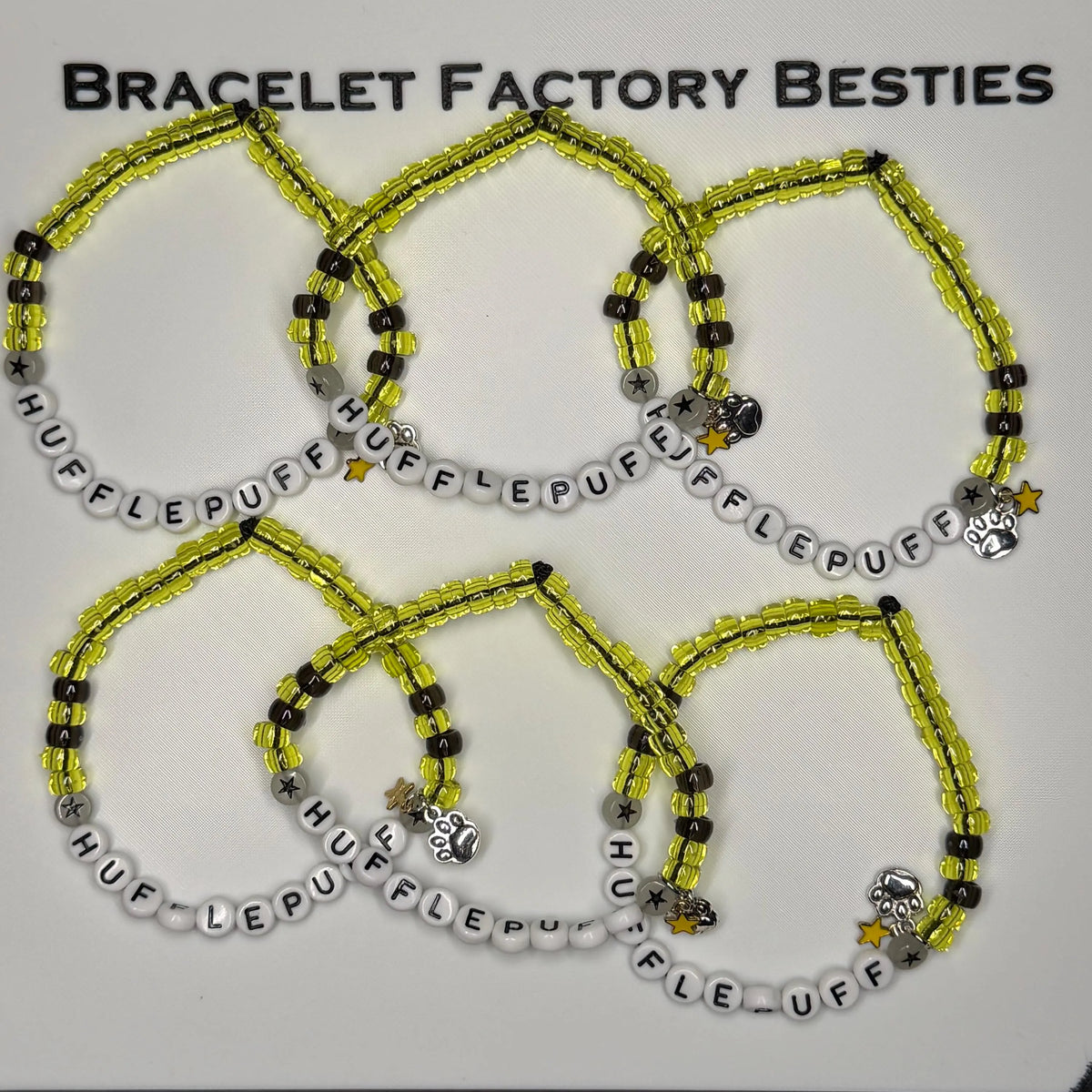 Harry potter Themed - Hogwarts House inspired friendship bracelets!